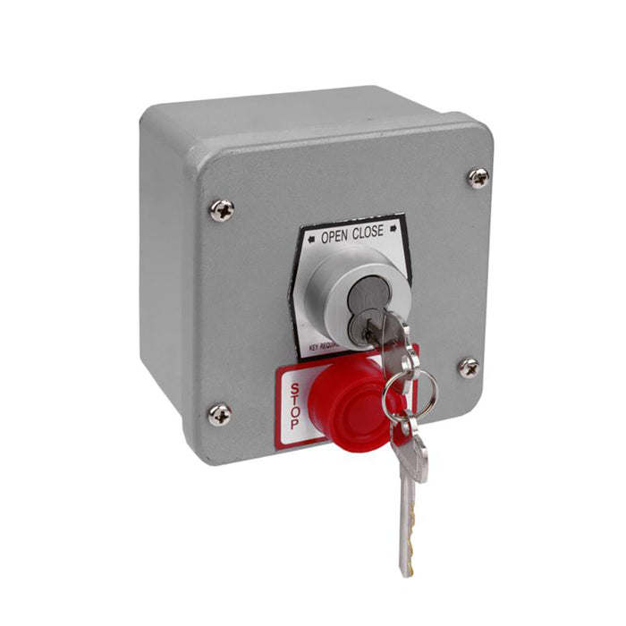 (1KXS) Keyswitch, Exterior, Surface Mt., NEMA 4, w/Stop, Tamperproof