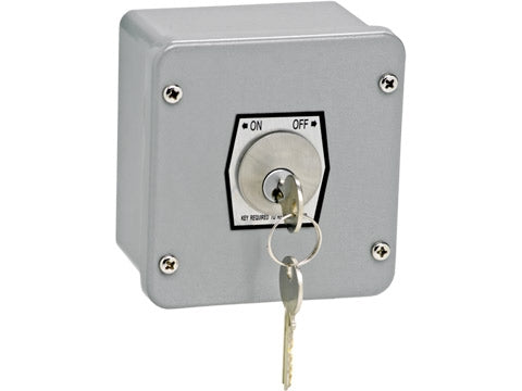 Exterior Surface Mount Keyswitch 2 Position- On/Off