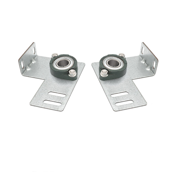 Bearing Plate Set, Galv, End, 11 ga, 3-3/8-in, w/PBSLB Bearing