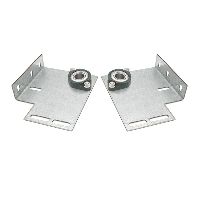 Bearing Plate Set, Galv, End, 11 ga, 5-in, w/PBSLB Bearing
