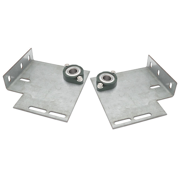 Bearing Plate Set, Galv, End, 11 ga, 6-in, w/PBSLB Bearing