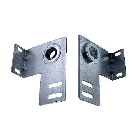 Bearing Plate, Galv, End, 11 ga, 3-3/8-in, with B100 Brg., Wood Jamb
