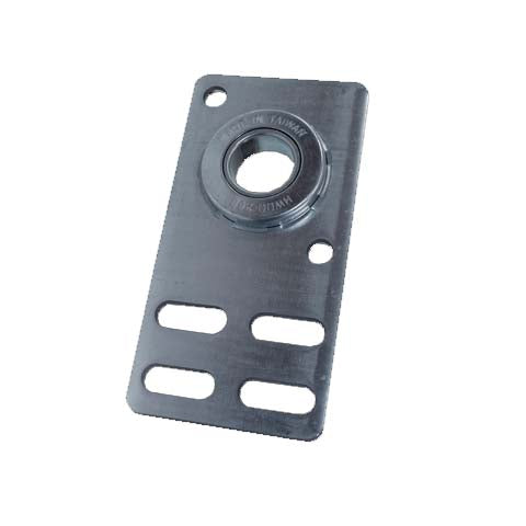 Bearing Plate, Galv, Flat End, 10 ga,  5-5/8-in Tall with B100 Brg.