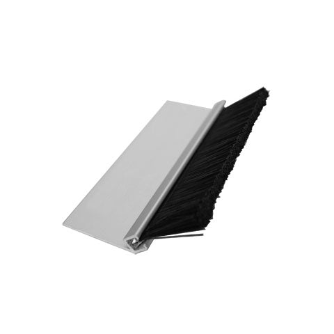 Brushseal, Polyp., 1-1/4-in x 45 Degree Holder, 1-in Brush