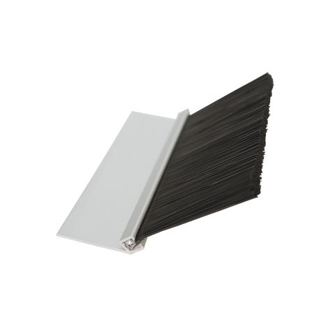 Brushseal, Polyp., 1-1/4-in x 45 Degree Holder, 2-in Brush