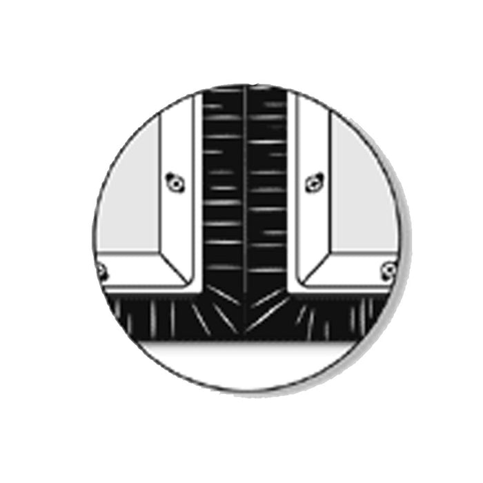 Brushseal Kit, Astrasweep, Corner Seal, Nylon, 3/4-in Straight Holder, 3" Legs