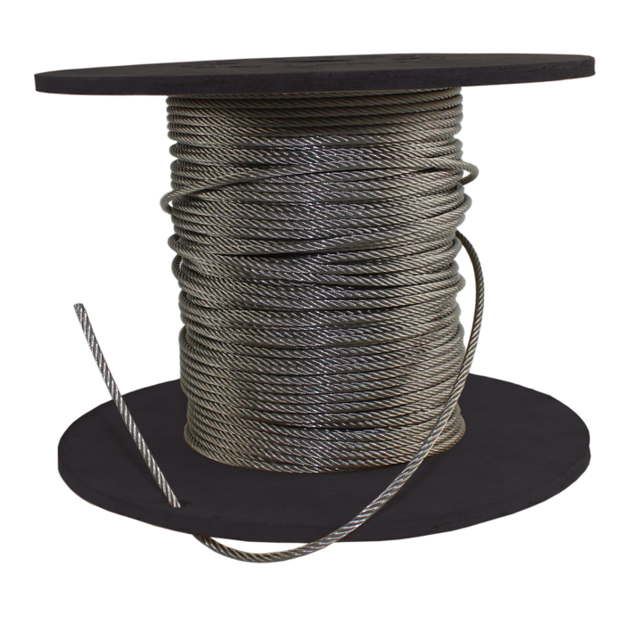 Bulk 3/16" Stainless Steel Cable Roll