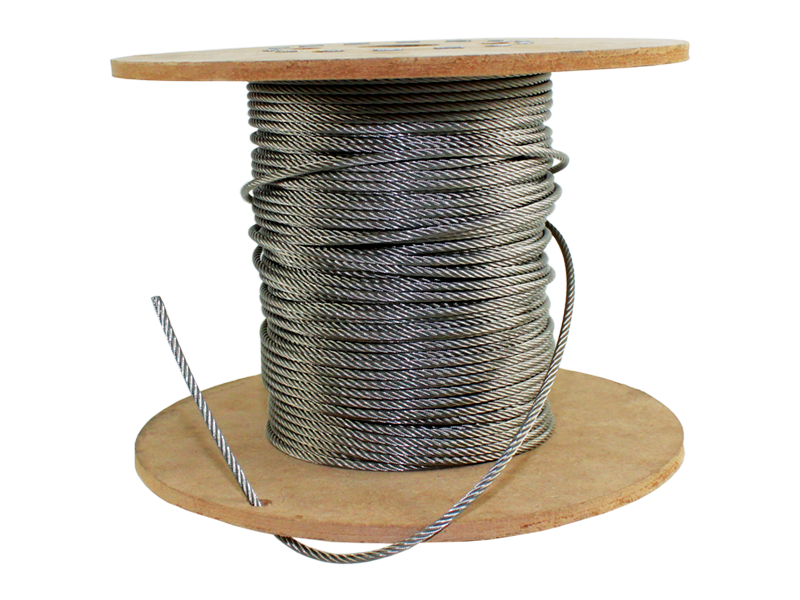 Bulk 3/16" Galvanized Cable Roll