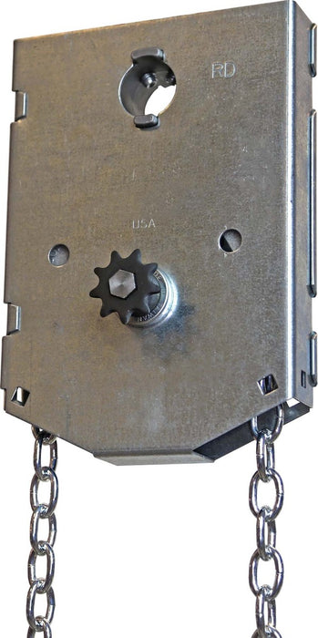 Chain Hoist, Rolling Sheet Door, 4.4 to 1 Ratio, Chain Sprocket Drive, 1-5/16" Bore