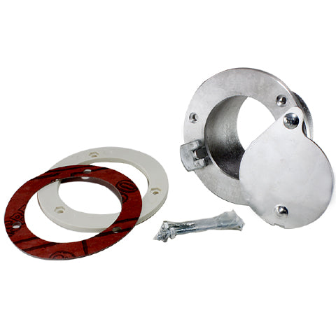 5" Latching Aluminum Exhaust Port- 2" Door Thickness