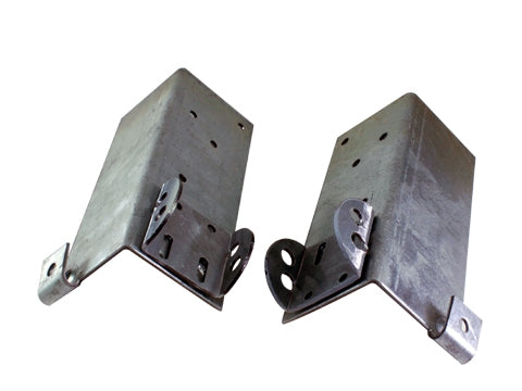 Galvanized Bottom Bracket, 3" Door, Standard Lift w/ Clevis Pin