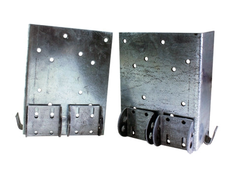 Galvanized Bottom Bracket, 3" Door, Standard Lift, Double End Stile