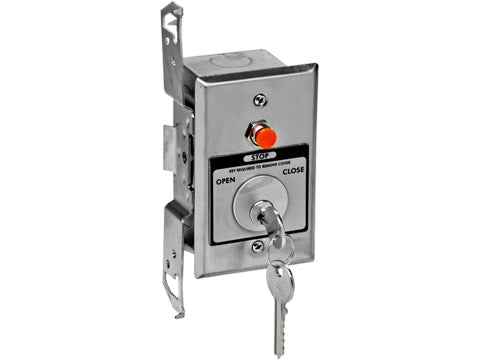 (HBFST-1) Tamperproof Interior Flush Mount Keyswitch, NEMA 1