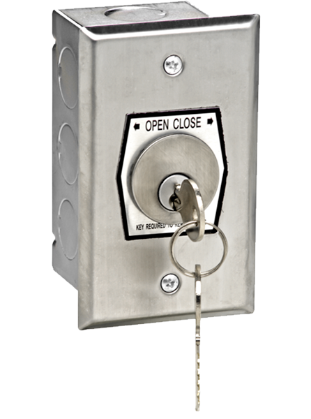 (HBFX-1) Exterior Flush Mount Keyswitch, NEMA 1