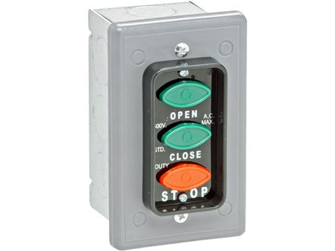 (LCE3) 3 Oval Button Flush Mount Control Station