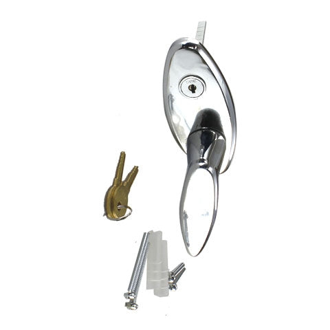 L-Handle with Lock, Blind Mount