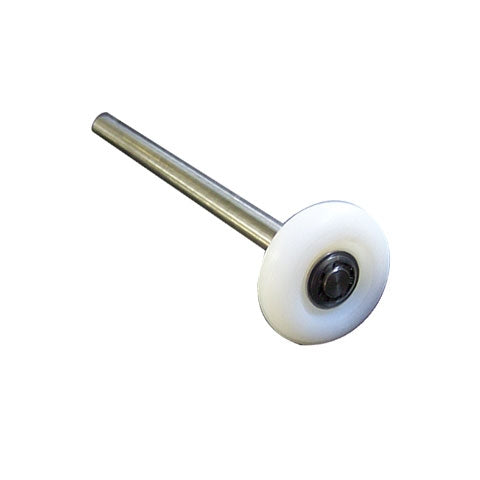 2" Carwash Bearingless Garage Door Roller, Long Stem