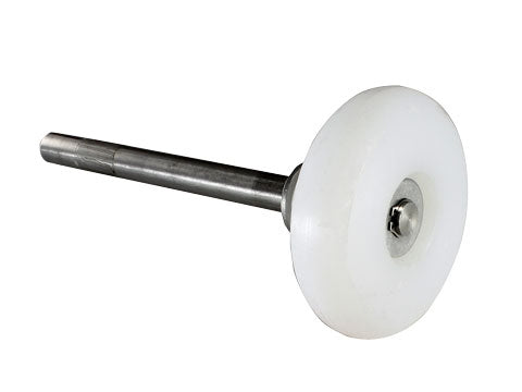 3" Carwash Bearingless Garage Door Roller, Short Stem