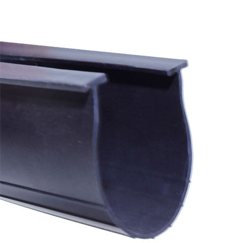 Weatherseal, Bottom, PVC, 4-in Universal "T", Per Ft