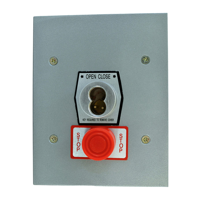 (1KFSX) Keyswitch w/Stop, Exterior, Flush Mt., NEMA 4, Tamperproof