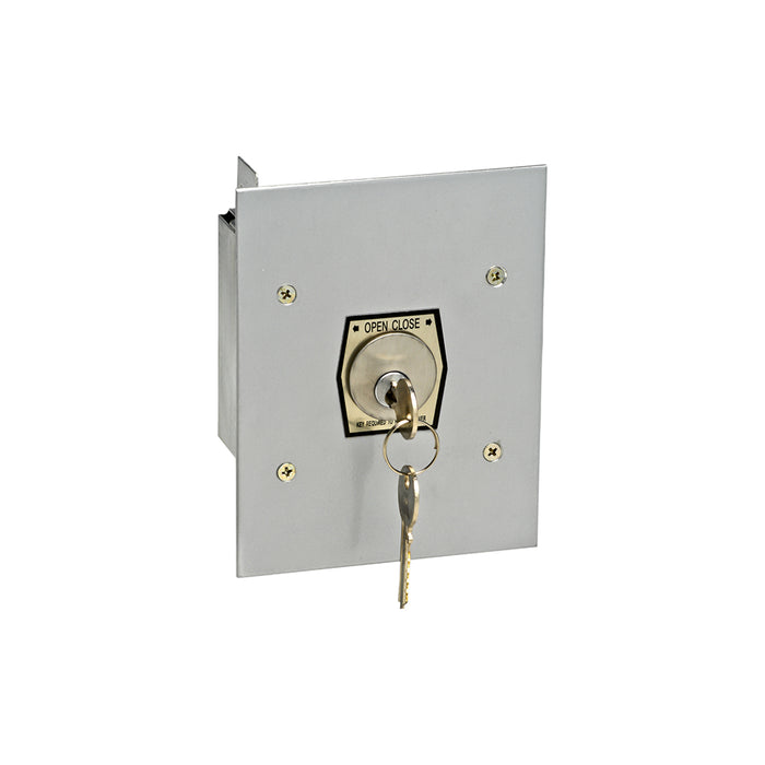 (1KFX) Keyswitch, Exterior, Flush Mt., NEMA 4, Tamperproof