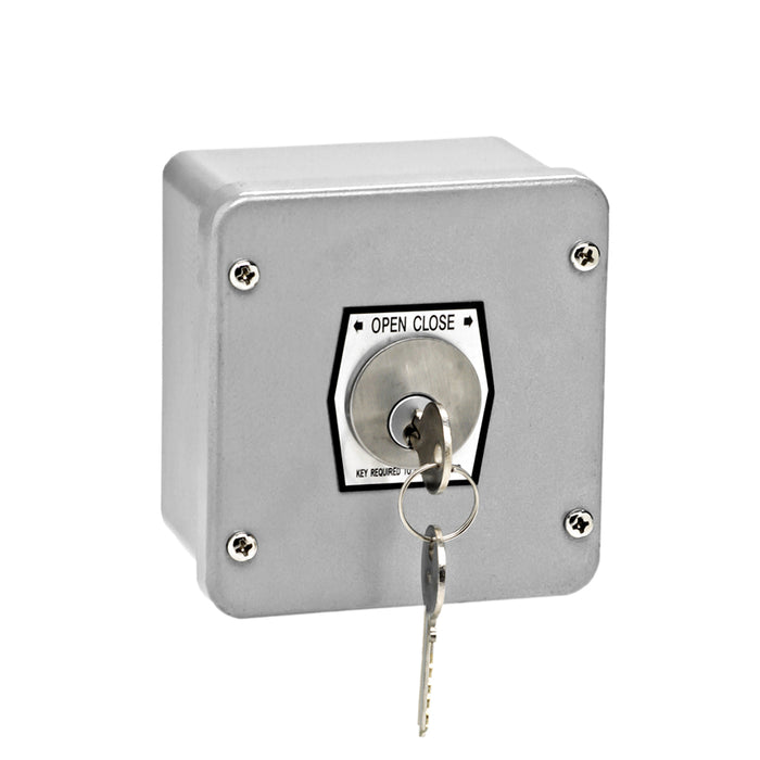 (1KX) Keyswitch, Exterior, Surface Mt., NEMA 4, Tamperproof, Open-Close
