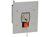Tamperproof Exterior Flush Mount Keyswitch w/Stop