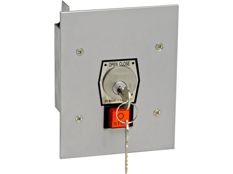 Tamperproof Exterior Flush Mount Keyswitch w/Stop