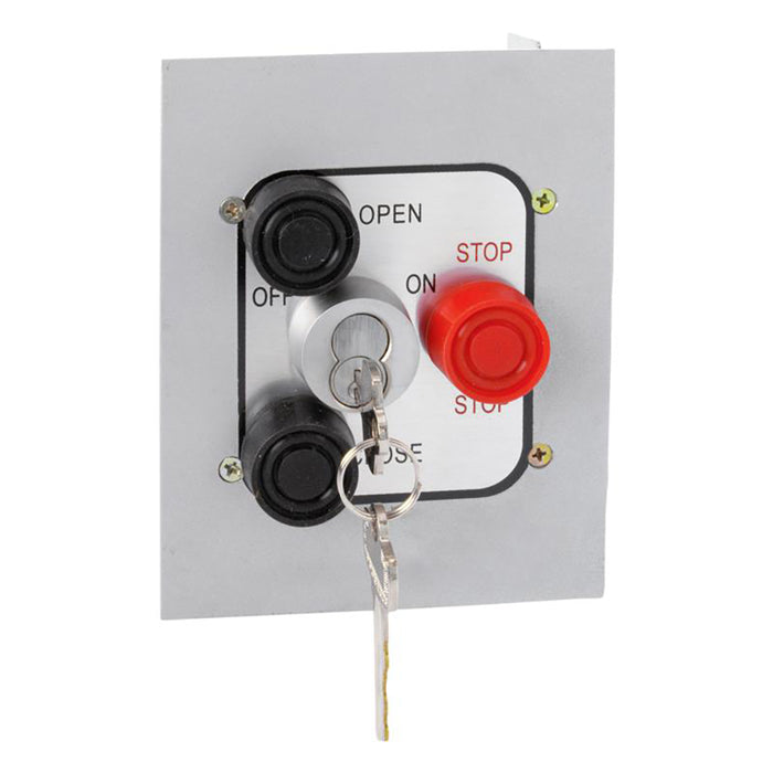 (3BFLX-BC) Control Station, Exterior, Flush Mt., 3 Button w/LO NEMA 4- Best Cylinder (7-Pin Small Format- IC Core)