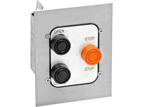 3 Button Exterior Flush Mount Control Station