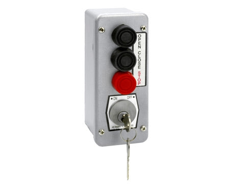 3 Button NEMA 4 Control Station w/Lockout