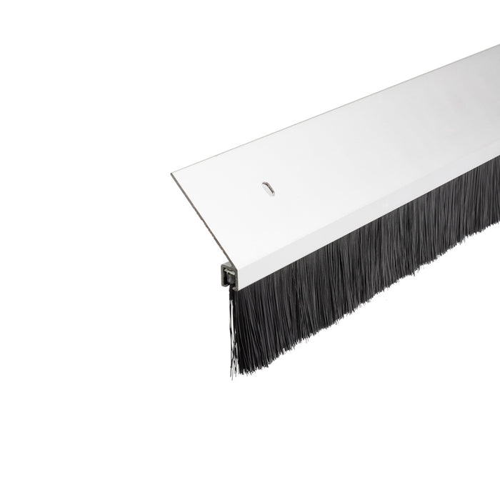 45 degree aluminum holder with 1-1/2 inch nylon brush seal