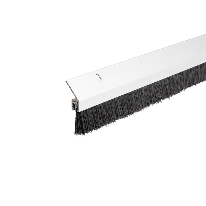 45 degree aluminum holder with 1-inch nylon brush weather seal