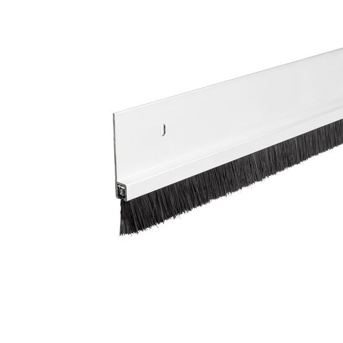 Straight 2-inch aluminum holder with 1 inch nylon brush seal