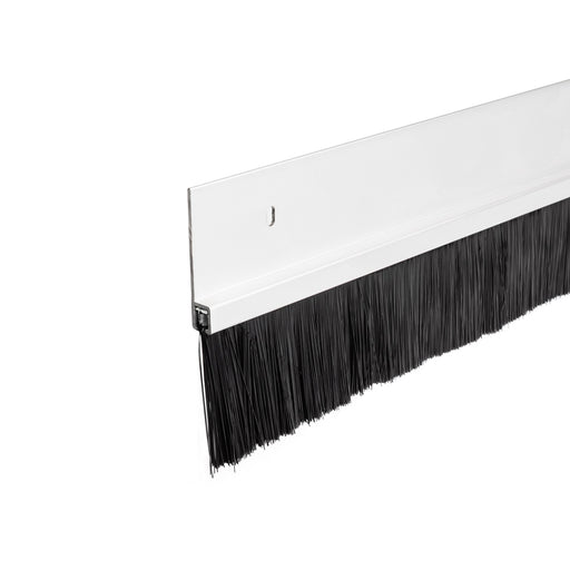 Straight 2-inch aluminum holder with 2 inch nylon brush seal