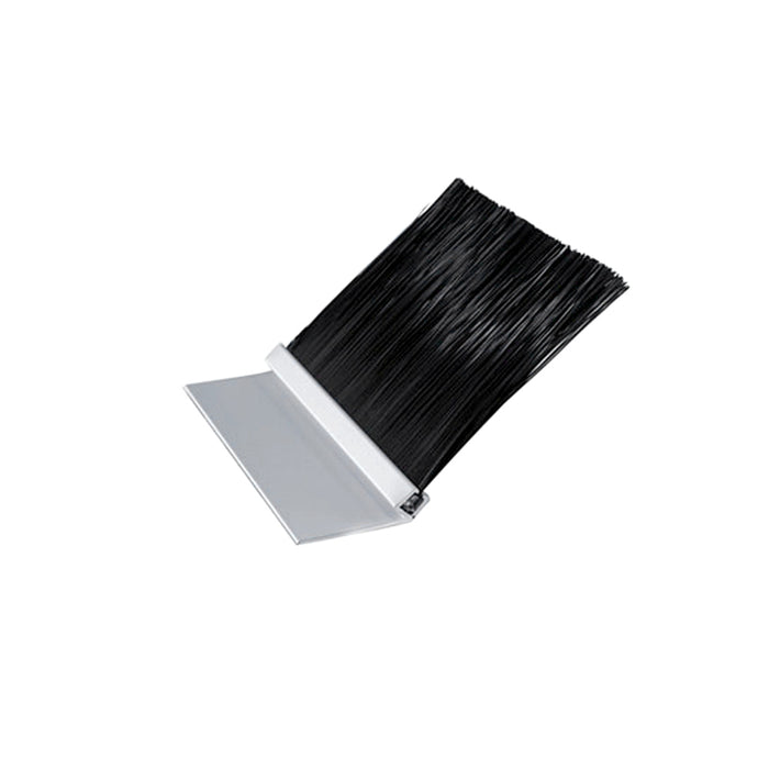 Brushseal, Polyp., 1-1/4-in x 45 Degree Holder, 3-in Brush