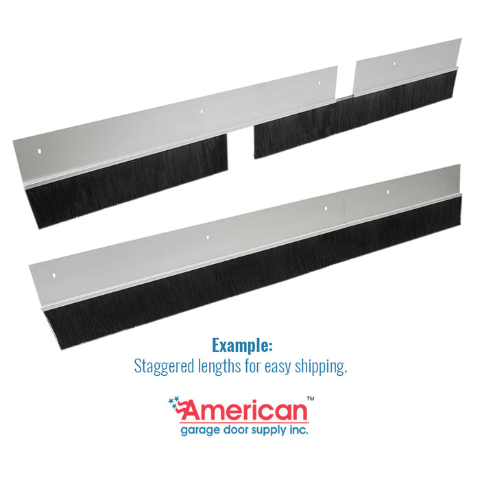 Brushseal, Nylon, 1-1/8-in Straight Holder, 1-1/2-in Brush