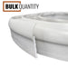 Bulk roll of white climate seal weatherstripping for garage door perimeters