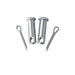 Stainless steel 1-inch clevis pin kit for garage door cable and bottom brackets