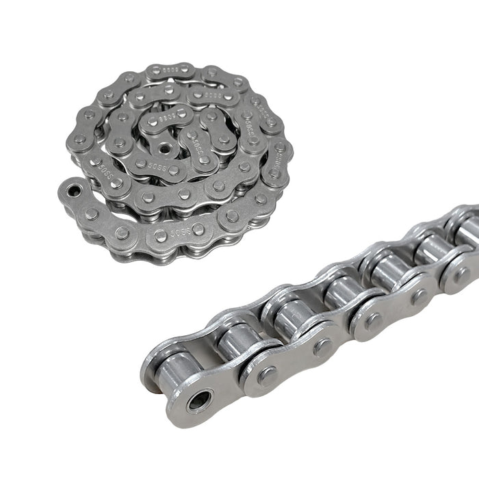 #50 Roller Chain, Stainless Steel, Per Foot