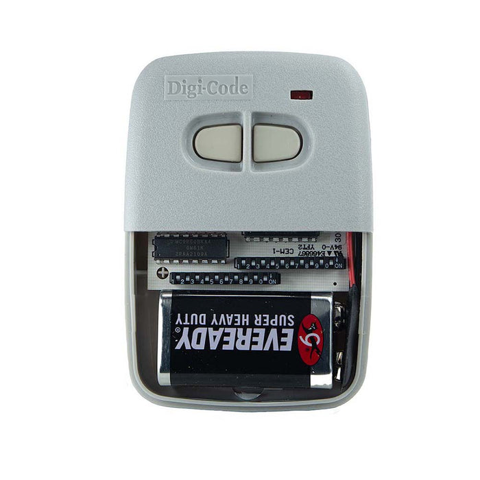 (DC-5060) Digi-Code 300 MHz 2-Button Visor Remote Control