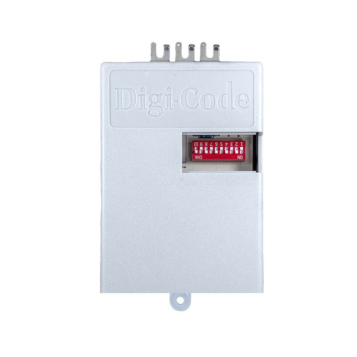 Showing the unit opened. 300 MHz / 310 MHz receiver Made in USA by Digi-Code