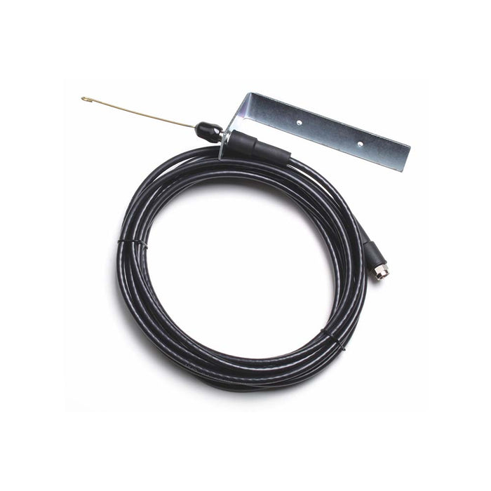 433mhz 16 feet coaxial cable with 5 1/4-inch mounting bracket. Compatible with all gate and garage door receivers that have an F connector.