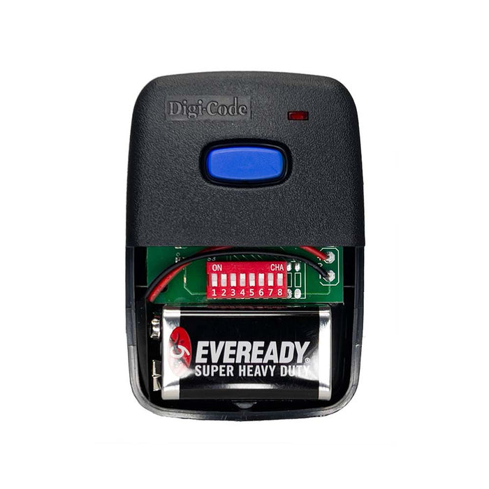 (DC-DT1) DIGI-CODE 1 BUTTON DELTA 3 VISOR REMOTE CONTROL – 310 MHz