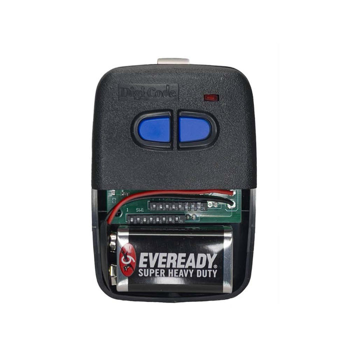 (DC-DT2) DIGI-CODE 2 BUTTON DELTA 3 VISOR REMOTE CONTROL – 310 MHz