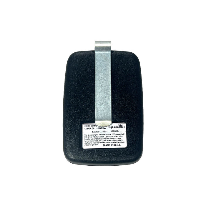 (DC-LM390) DIGI-CODE 1 BUTTON LIFTMASTER® VISOR REMOTE CONTROL – 390 MHz