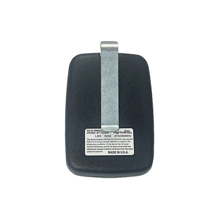 (DC-LM3) DIGI-CODE 3 BUTTON LIFTMASTER® / CHAMBERLAIN® UNIVERSAL VISOR REMOTE – 315/390 MHz