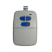 318 MHz Garage door remote control with blue buttons, Mega Code compatible