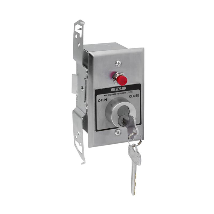 (HBFST) Keyswitch, Interior, Flush. Mt., NEMA 1, Tamperproof, with Mortise Cylinder- Keyed Alike