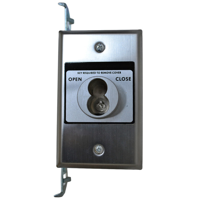 (HBFST) Keyswitch, Interior, Flush. Mt., NEMA 1, Tamperproof, with Mortise Cylinder- Keyed Alike